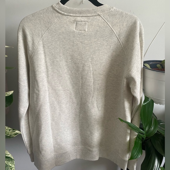 Champion crewneck (medium), cream/heather gray - Picture 3 of 5